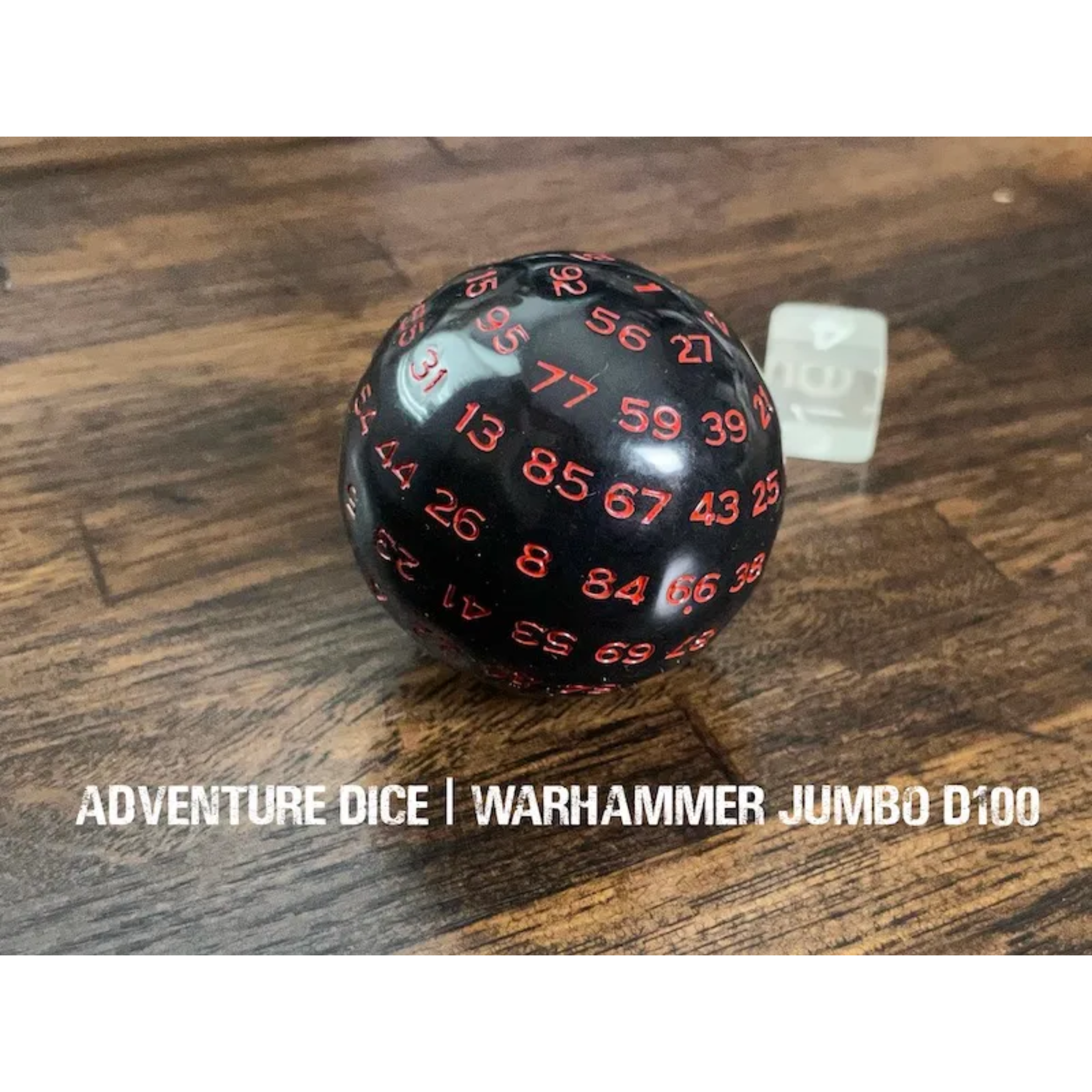 Warhammer D100 Black with Red numbering